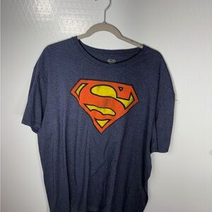 DC Superman Gray Graphic Tee 379